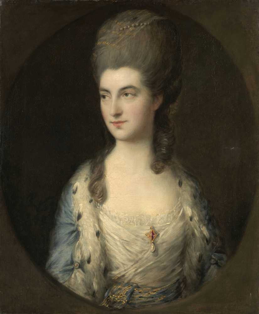 Portrait of a Young Woman, Called Miss Sparrow (1770s) - Thomas Gainsborough