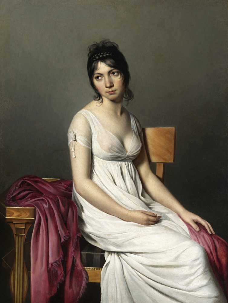 Portrait of a Young Woman in White (c. 1798) - Jacques-Louis David