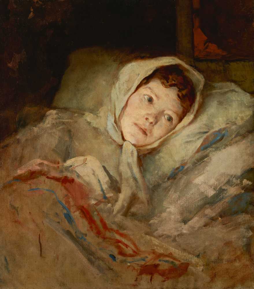 Portrait of Aniela Geppert (1872-1878) - Witold Pruszkowski