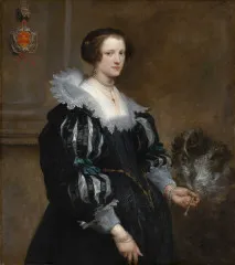 Portrait of Anna Wake (1628) - Antoon Van Dyck