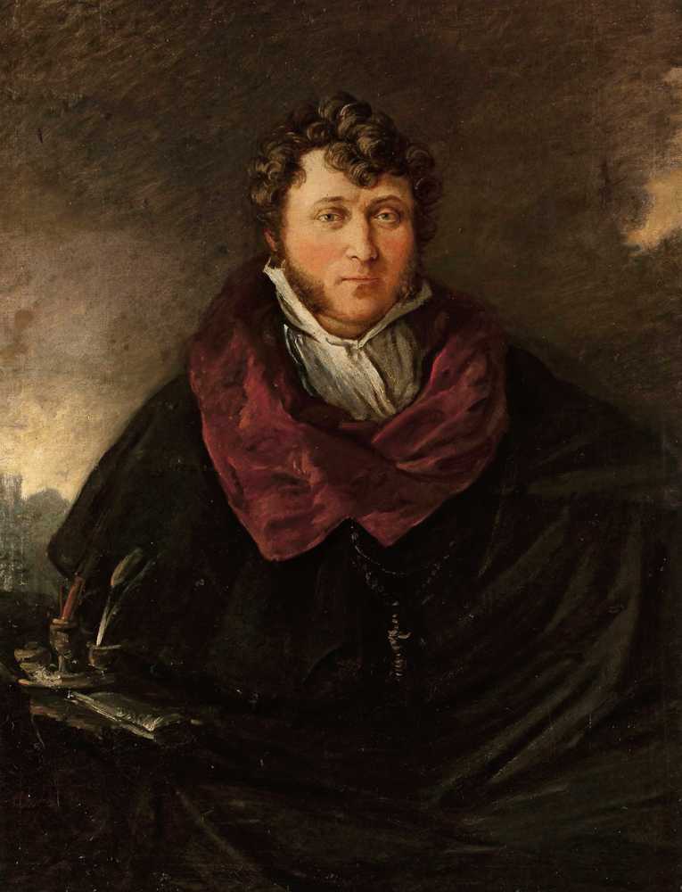 Portrait of Antoni Ostrowski (circa 1824) - Piotr Michałowski