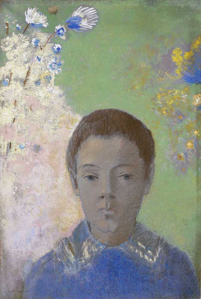 Portrait of Ari Redon (1884–1892) - Odilon Redon