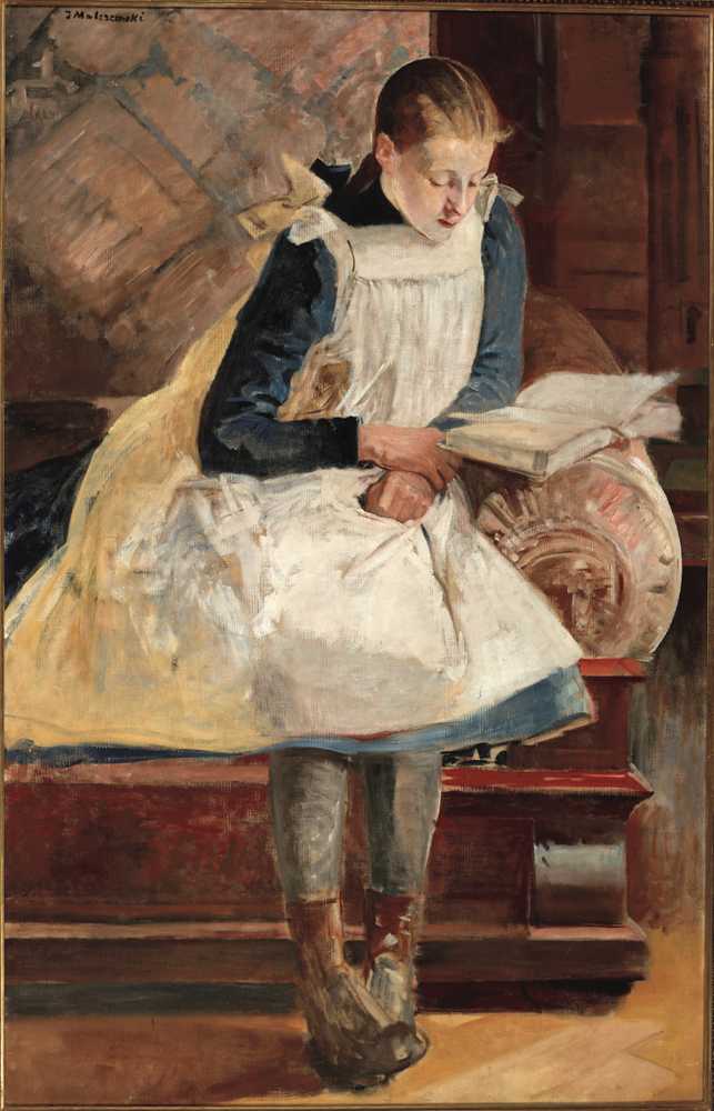 Portrait of Artist’s Daughter Julia (circa 1902) - Jacek Malczewski