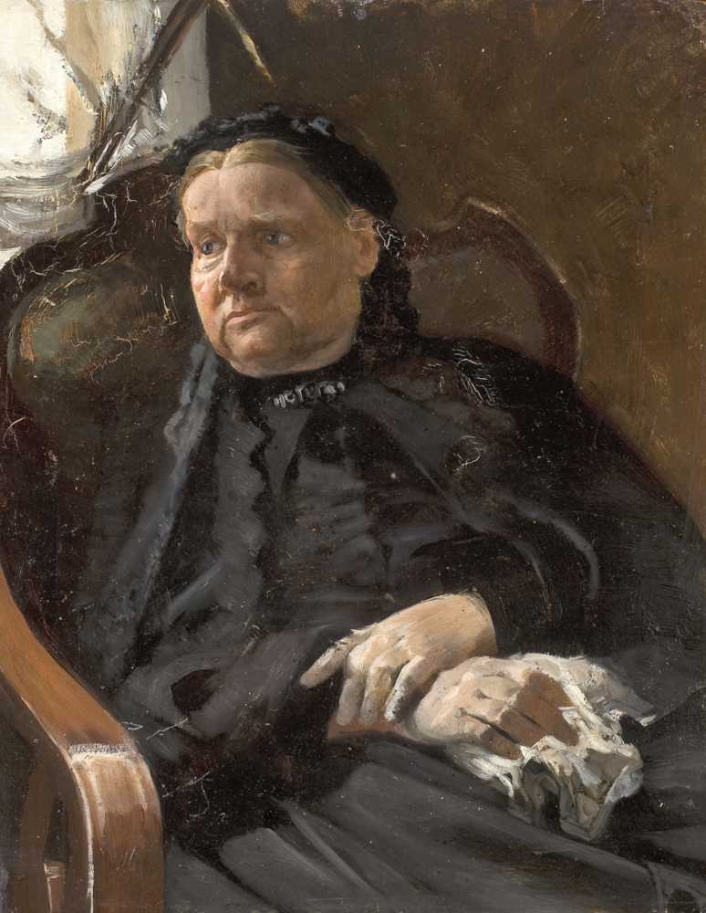 Portrait of artist’s mother (1880) - Jacek Malczewski
