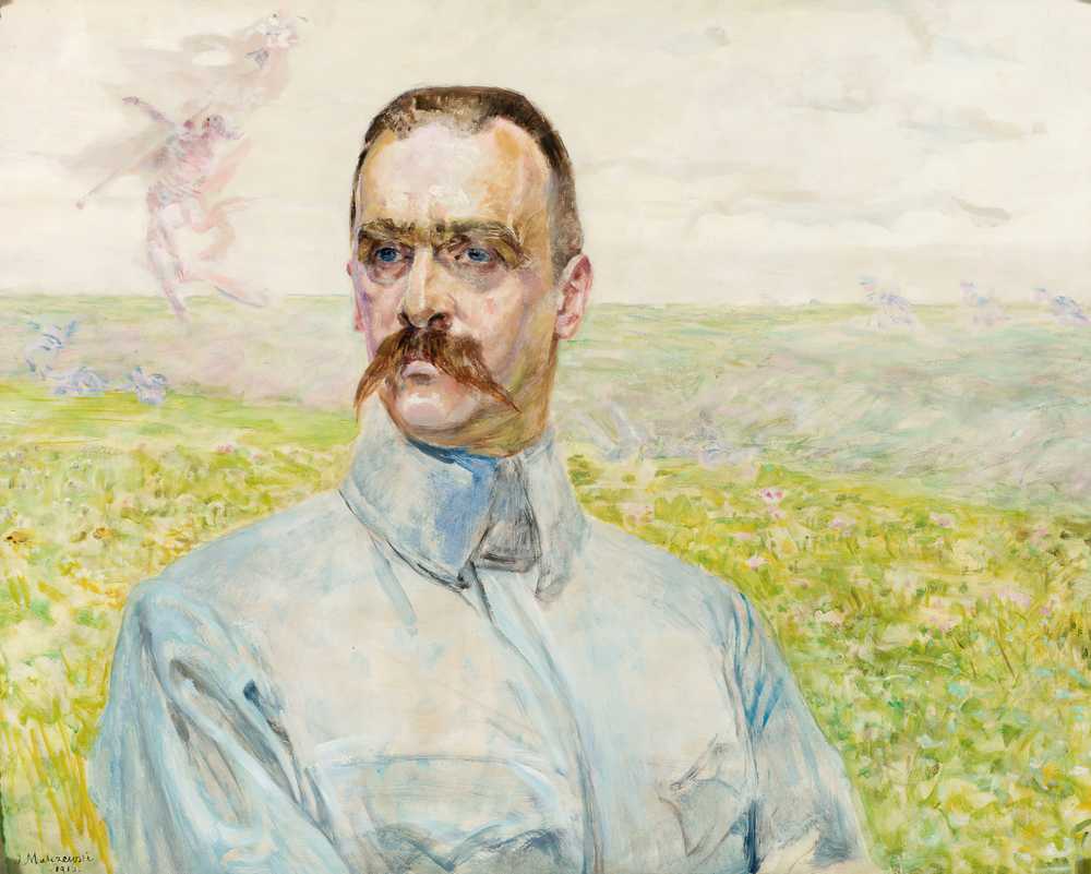 Portrait of brigadier Józef Piłsudski (1916) - Jacek Malczewski