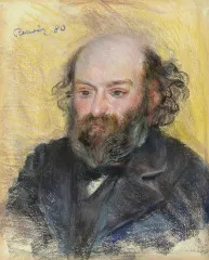 Portrait of Cezanne (1880) - Auguste Renoir