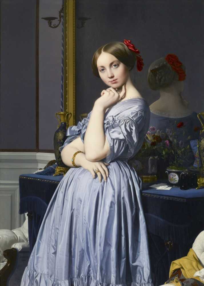 Portrait of Comtesse d’Haussonville (1845) - Jean-Auguste-Dominique Ingres