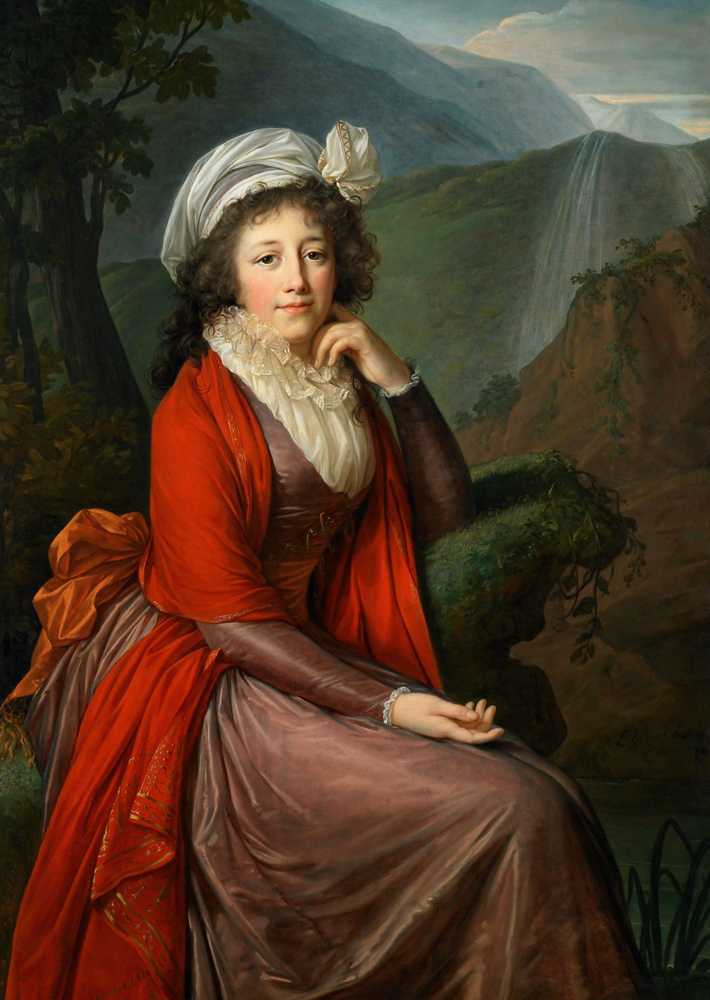Portrait of Countess Maria Theresia Bucquoi, nee Parr (1793) - Vigee Le Brun