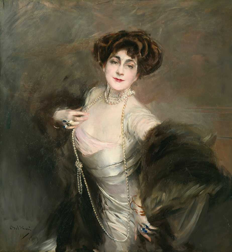 Portrait Of Diaz Albertini (1909) - Giovanni Boldini