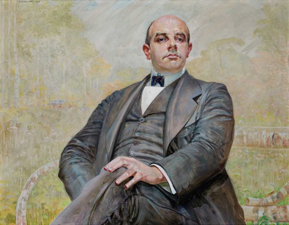 Portrait of Edward Maurizio (1915) - Jacek Malczewski
