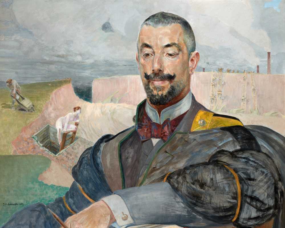 Portrait of Erazm Barącz (1907) - Jacek Malczewski