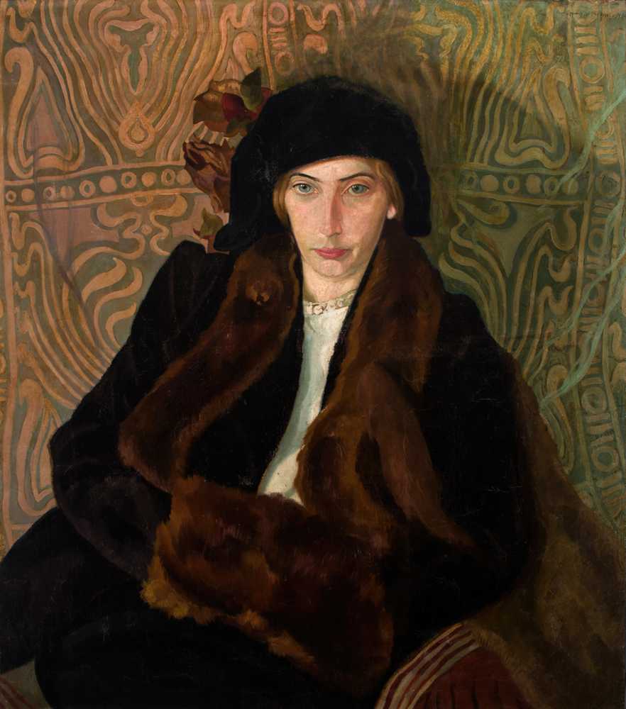 Portrait of Eugenia Dunin-Borkowska (1912) 2 - Stanisław Ignacy Witkiewicz