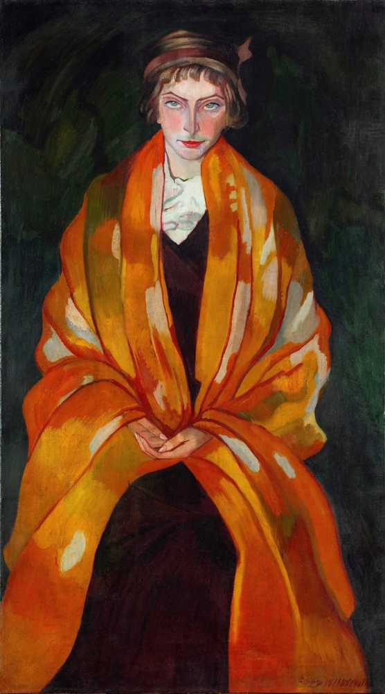 Portrait of Eugenia Dunin-Borkowska (1912) - Stanisław Ignacy Witkiewicz