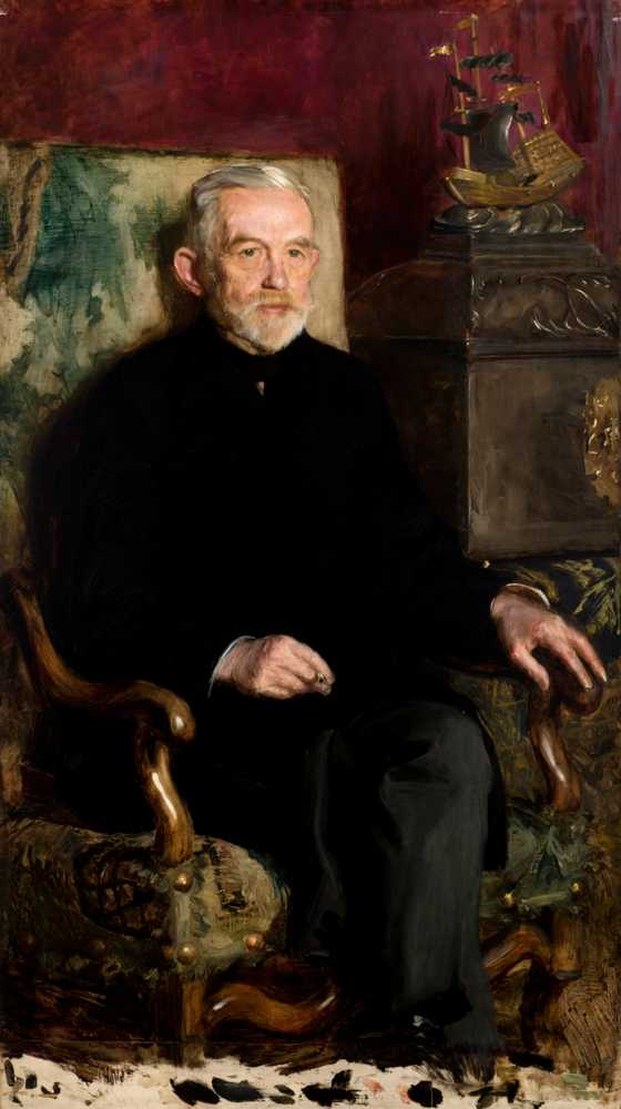Portrait of Henryk Schwarz (circa 1910) - Teodor Axentowicz