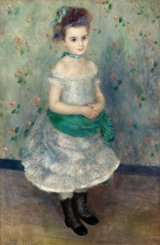 Portrait of Jeanne Durand-Ruel (Mlle. J.) (1876) - Auguste Renoir