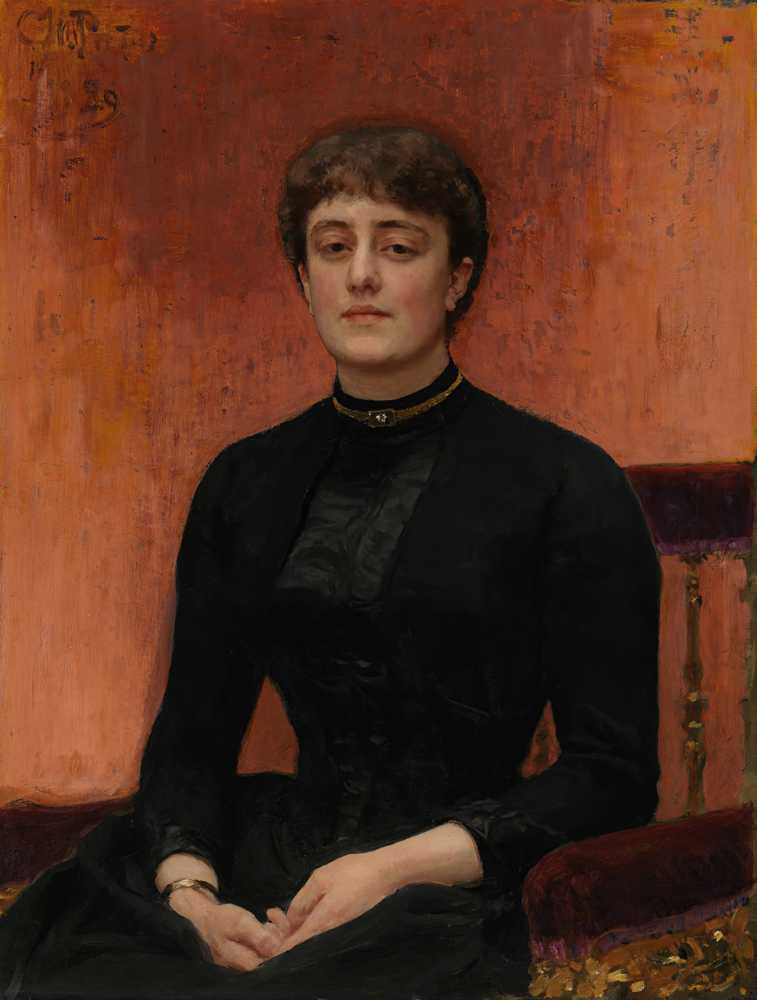 Portrait Of Jelizaveta Zvantseva (1889) - Ilja Jefimowicz Repin