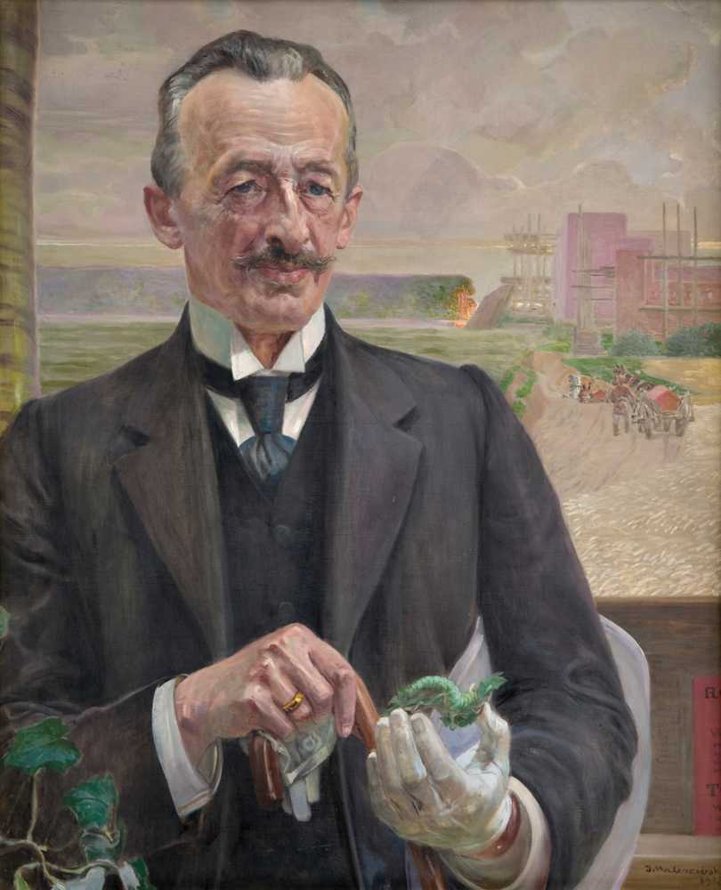 Portrait of Józef Sare, Vice-President of the City of Krakow (19... - Malczewski