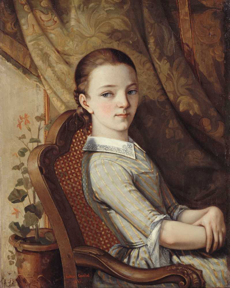 Portrait of Juliette Courbet (1844) - Gustave Courbet