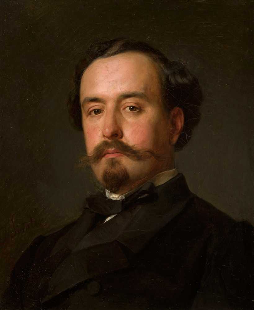 Portrait of Juliusz Kossak (after 1862) - Juliusz Kossak