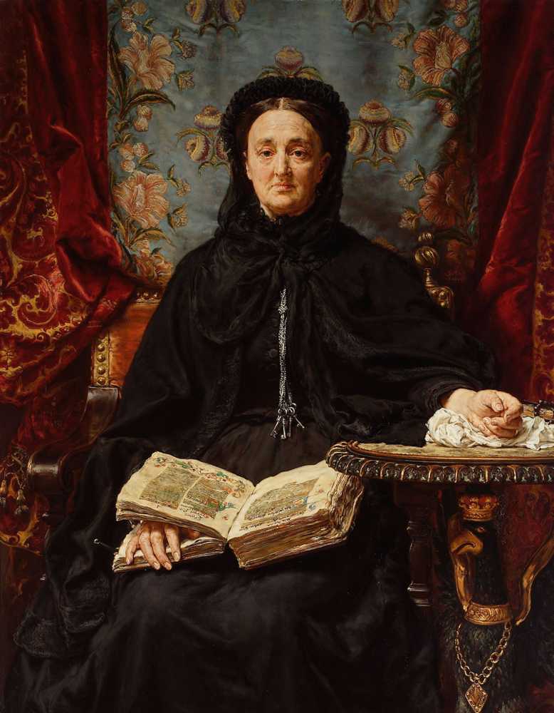 Portrait of Katarzyna Potocka nee Branicka (1825–1907) wife of Adam... - Matejko