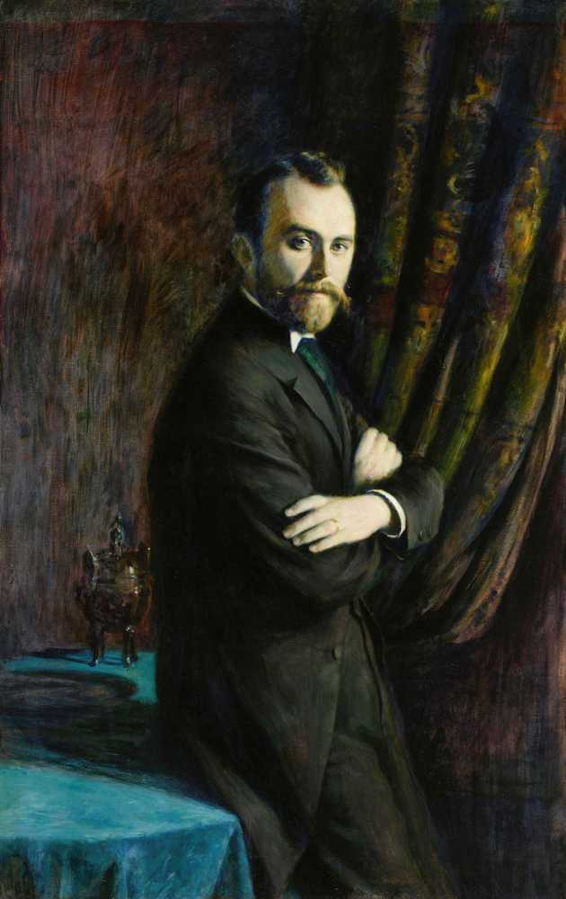 Portrait of Konrad Dynowski (circa 1894) - Władysław Ansgary Podkowiński