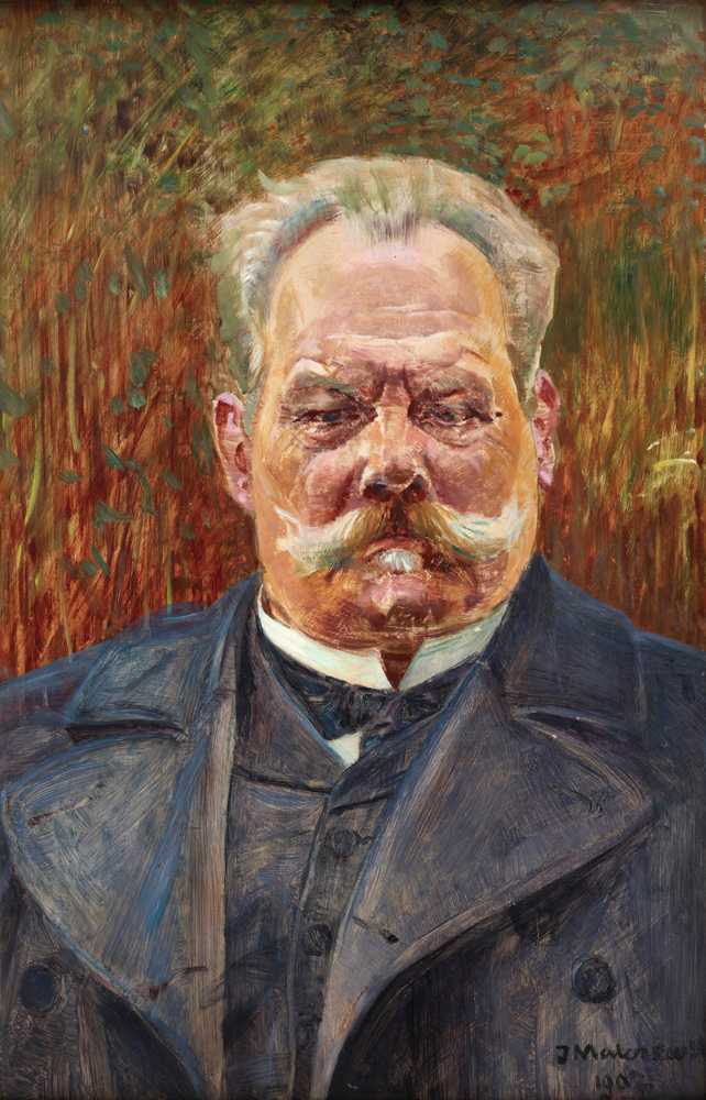 Portrait of Leon Schenrich (1907) - Jacek Malczewski