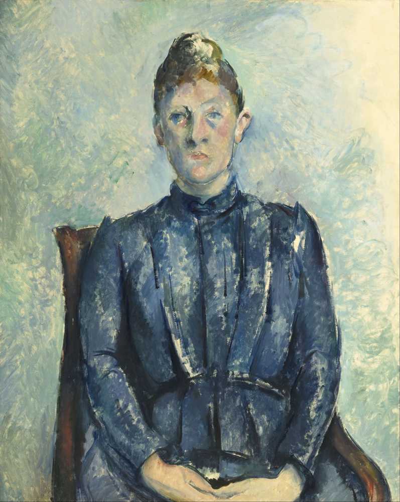 Portrait of Madame Cezanne (Circa 1890) - Paul Cezanne