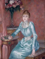 Portrait of Madame de Bonnieres (1889) - Auguste Renoir