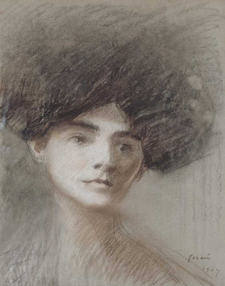 Portrait of Madame Henri de Regnier, born Marie de Heredia (1907) - Forain
