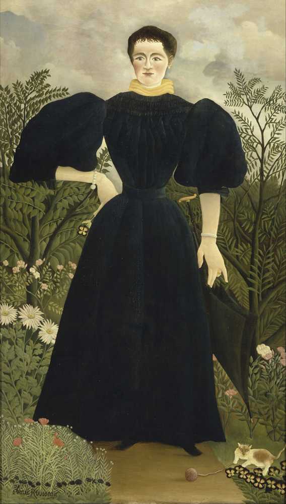 Portrait of Madame M (1895 - 1897) - Henri Rousseau