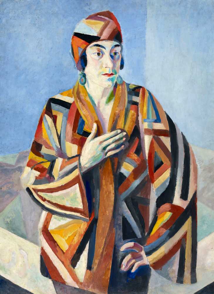 Portrait Of Madame Mandel (1923) - Robert Delaunay