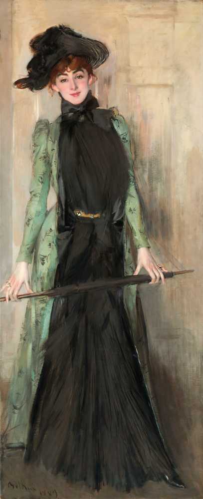 Portrait of Madame Roger-Jourdain (1889) - Giovanni Boldini