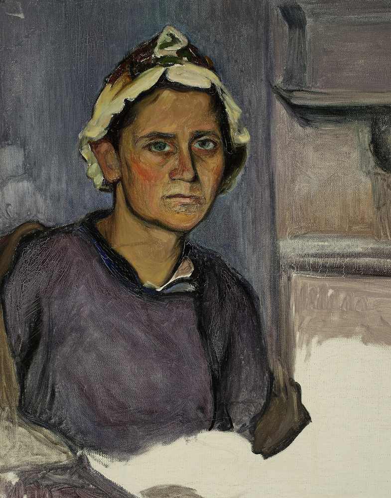 Portrait of Magdalena (circa 1911) - Władysław Ślewiński