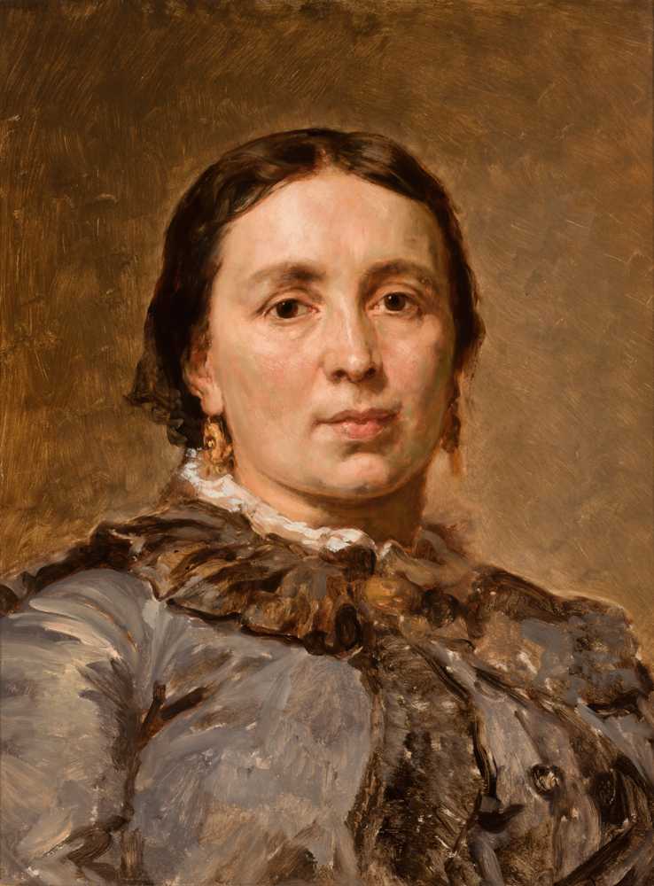 Portrait of Maria nee Matejko GoIIchowska (1836-1917) (1882) - Jan Matejko