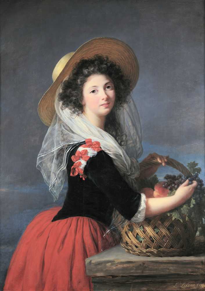Portrait of Marie-Gabrielle de Gramont, Comtesse de Caderousse - Vigee Le Brun