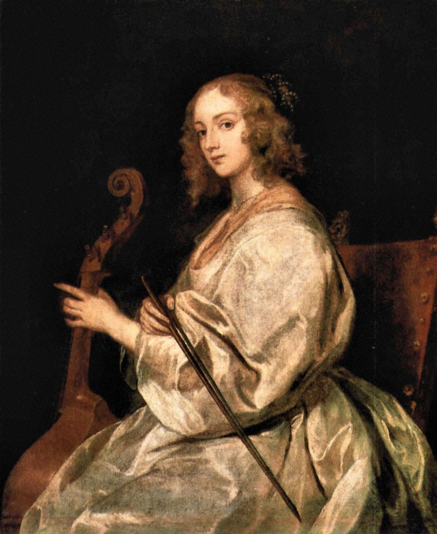 Portrait of Mary Ruthven, wife of the artist - Van Dyck