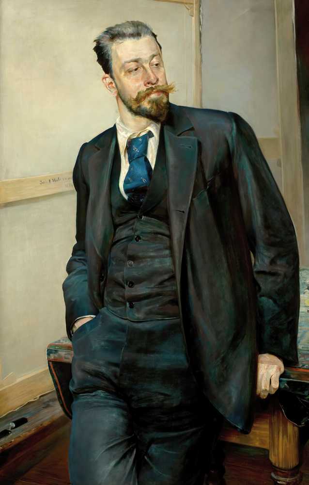 Portrait of Michał Wywiórski (1892-1893) - Jacek Malczewski