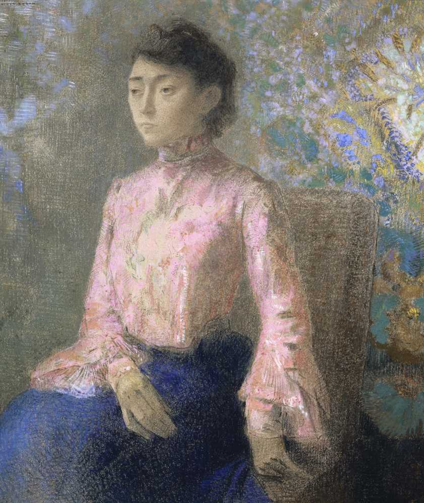 Portrait of Miss Jeanne Chaîne (1903) - Odilon Redon