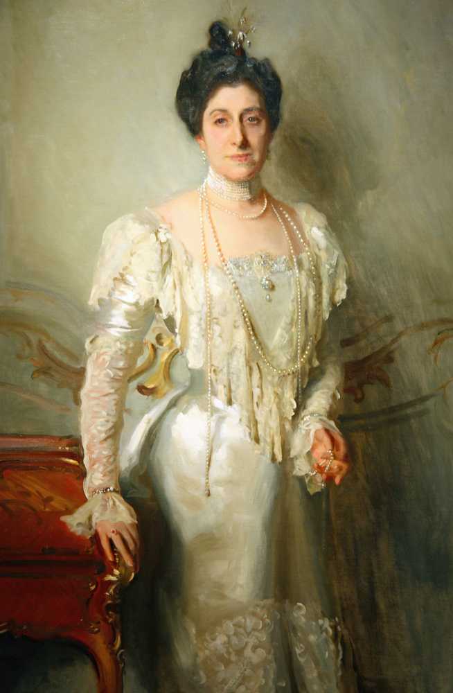 Portrait of Mrs. Asher B. Wertheimer, nee Flora Joseph (1898) - Singer-Sargent