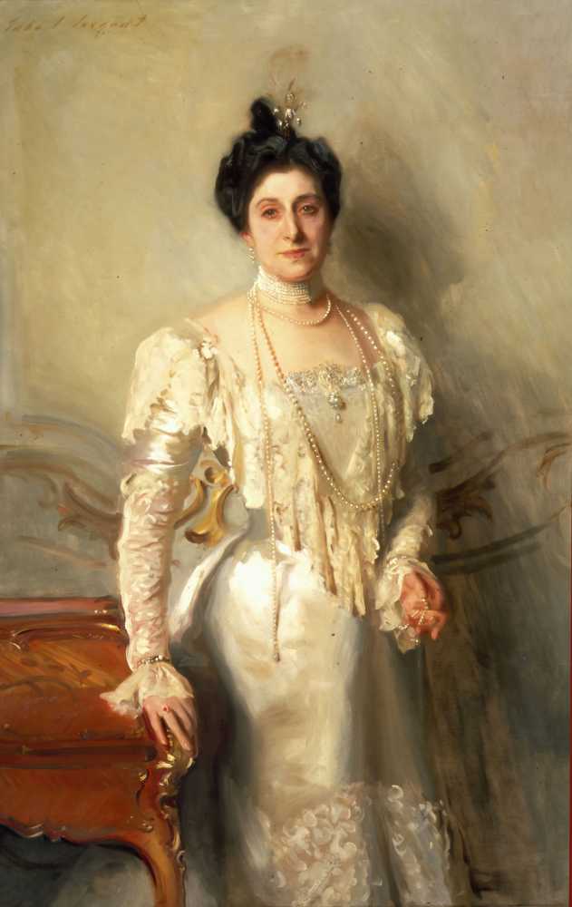 Portrait of Mrs. Asher B. Wertheimer (1898) - John Singer-Sargent