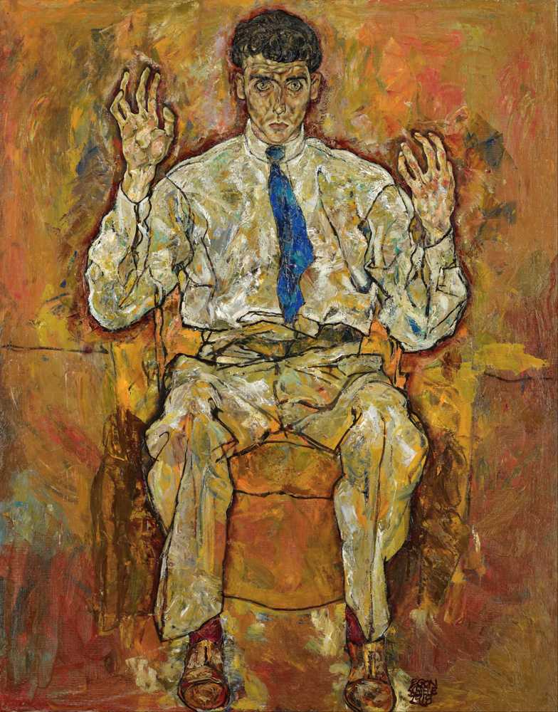 Portrait of Paris von Gutersloh (1887-1973) (1918) - Egon Schiele