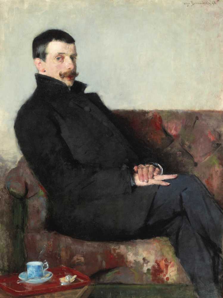 Portrait of Paul Nauen (1893) - Olga Boznańska