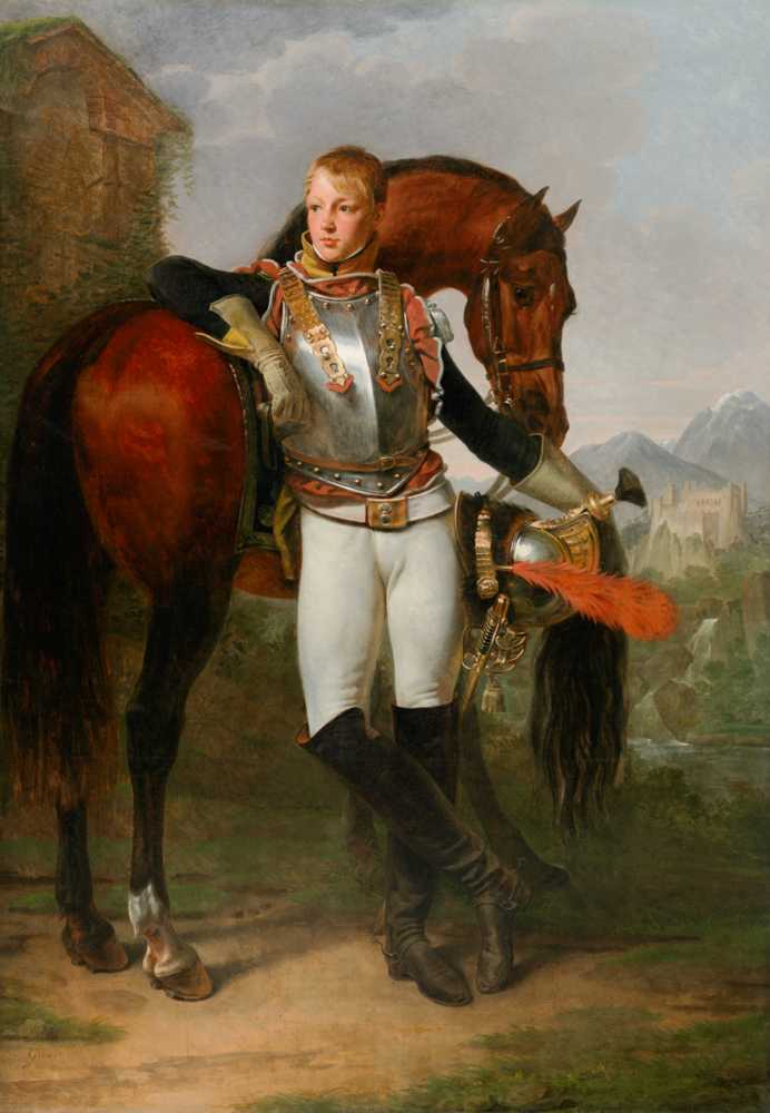 Portrait of Second Lieutenant Charles Legrand (circa 1810) - Antoine-Jean Gros