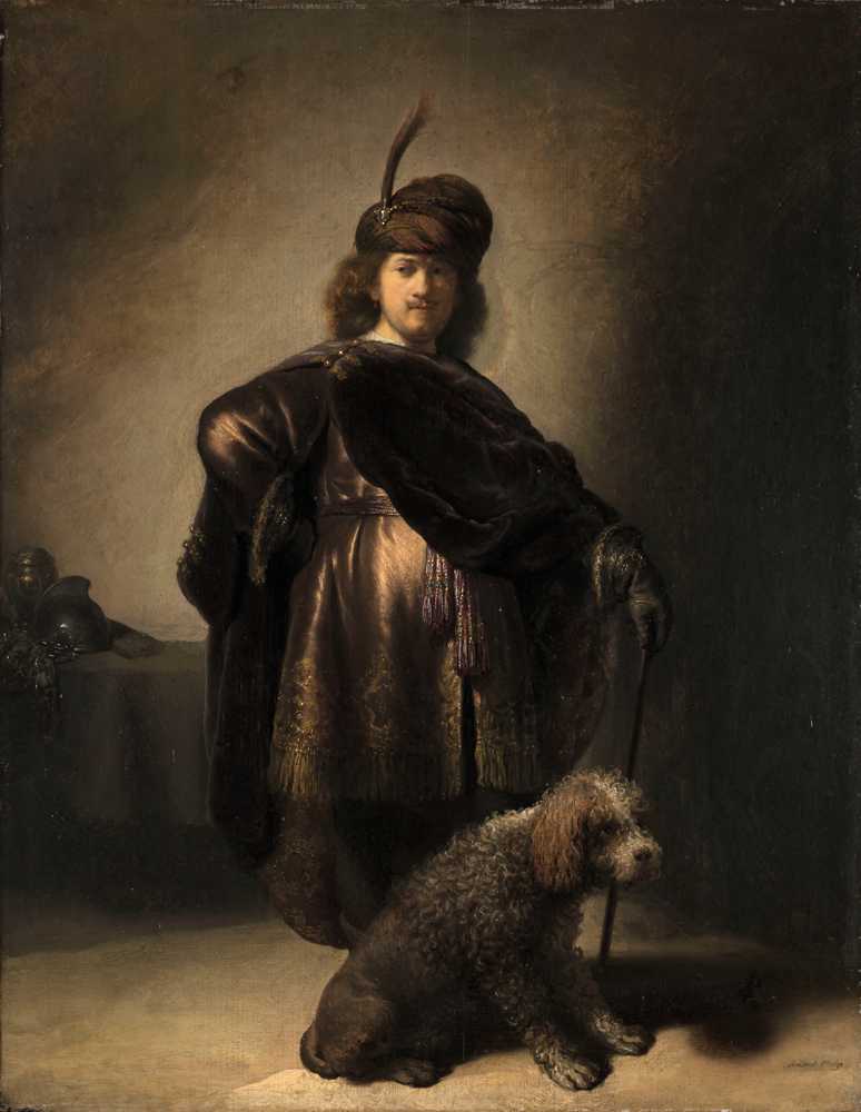 Portrait of the artist in oriental costume (1631) - Rembrandt van Rijn