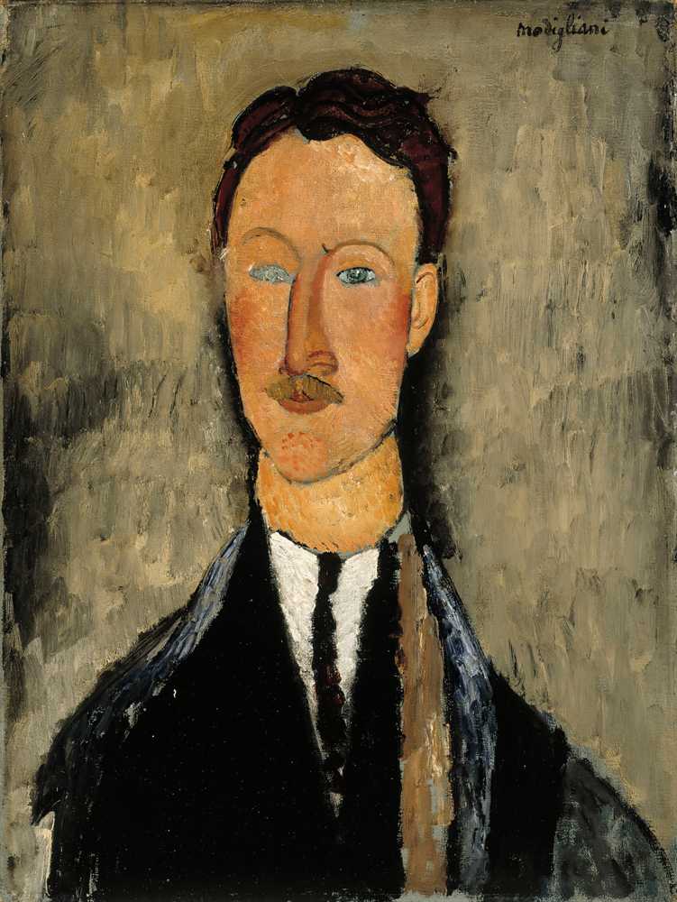 Portrait Of The Artist Leopold Survage (1918) - Amedeo Modigliani