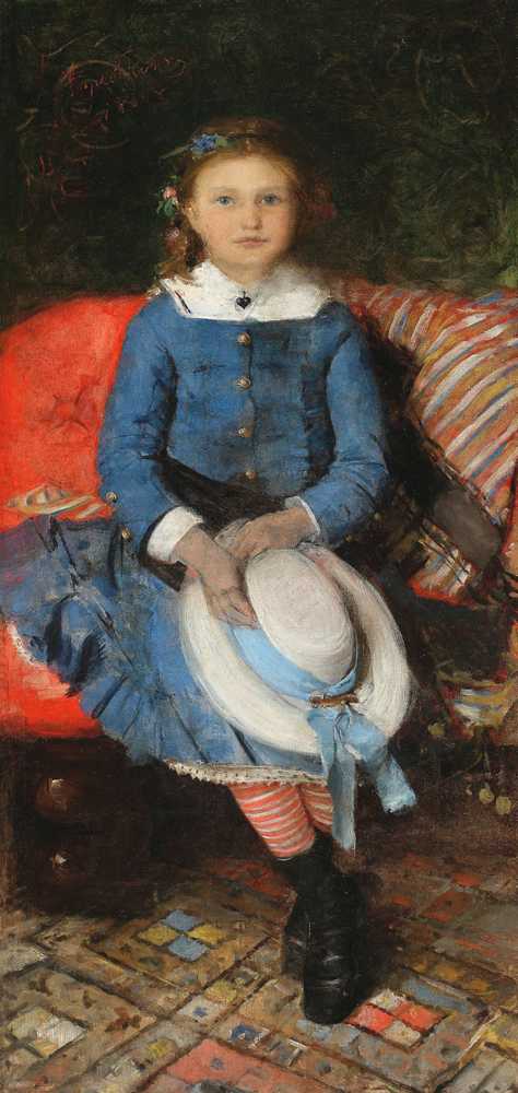 Portrait of the artist’s sister (1884) - Leon Wyczółkowski