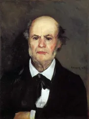 Portrait of the artists father, Leonard Renoir - Renoir