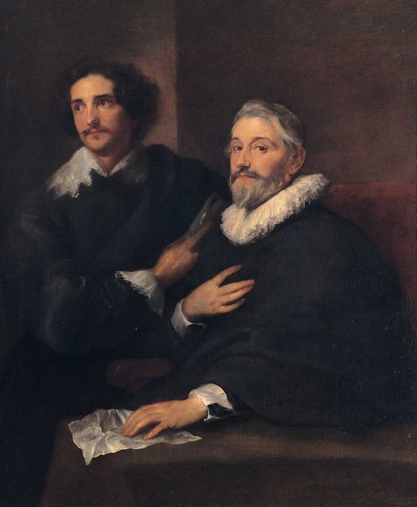 Portrait Of The Engravers Pieter De Jode The Elder And Pieter De J... - Van-Dyck