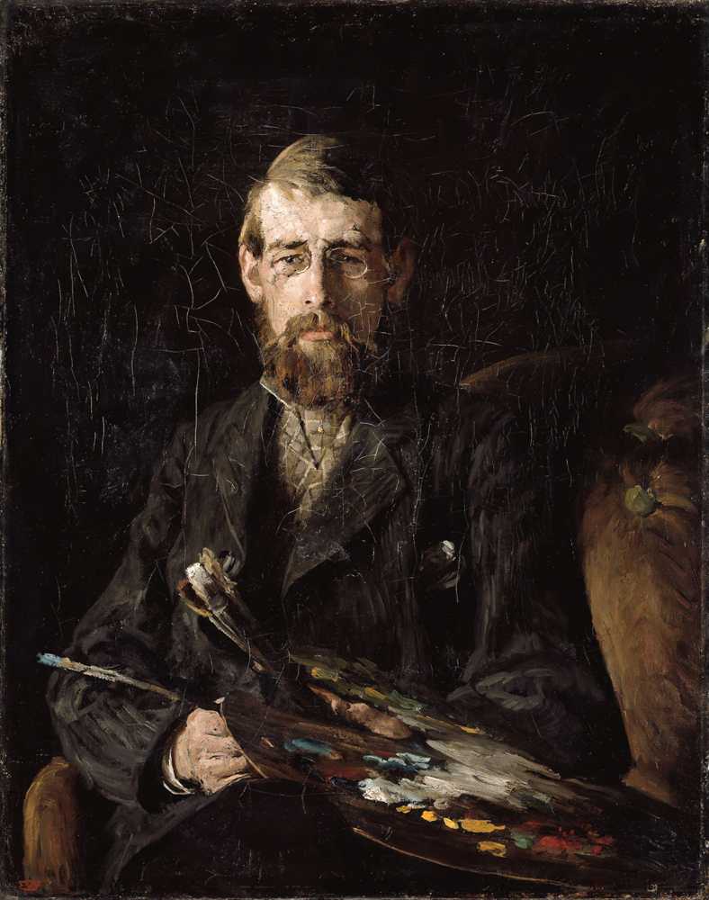 Portrait of the Painter Nils Hansteen (1877) - Erik Werenskiold