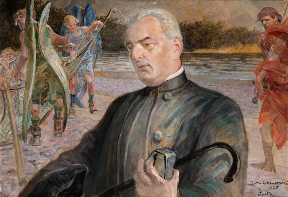 Portrait of the Reverend Jan Jasiak (1925) - Jacek Malczewski